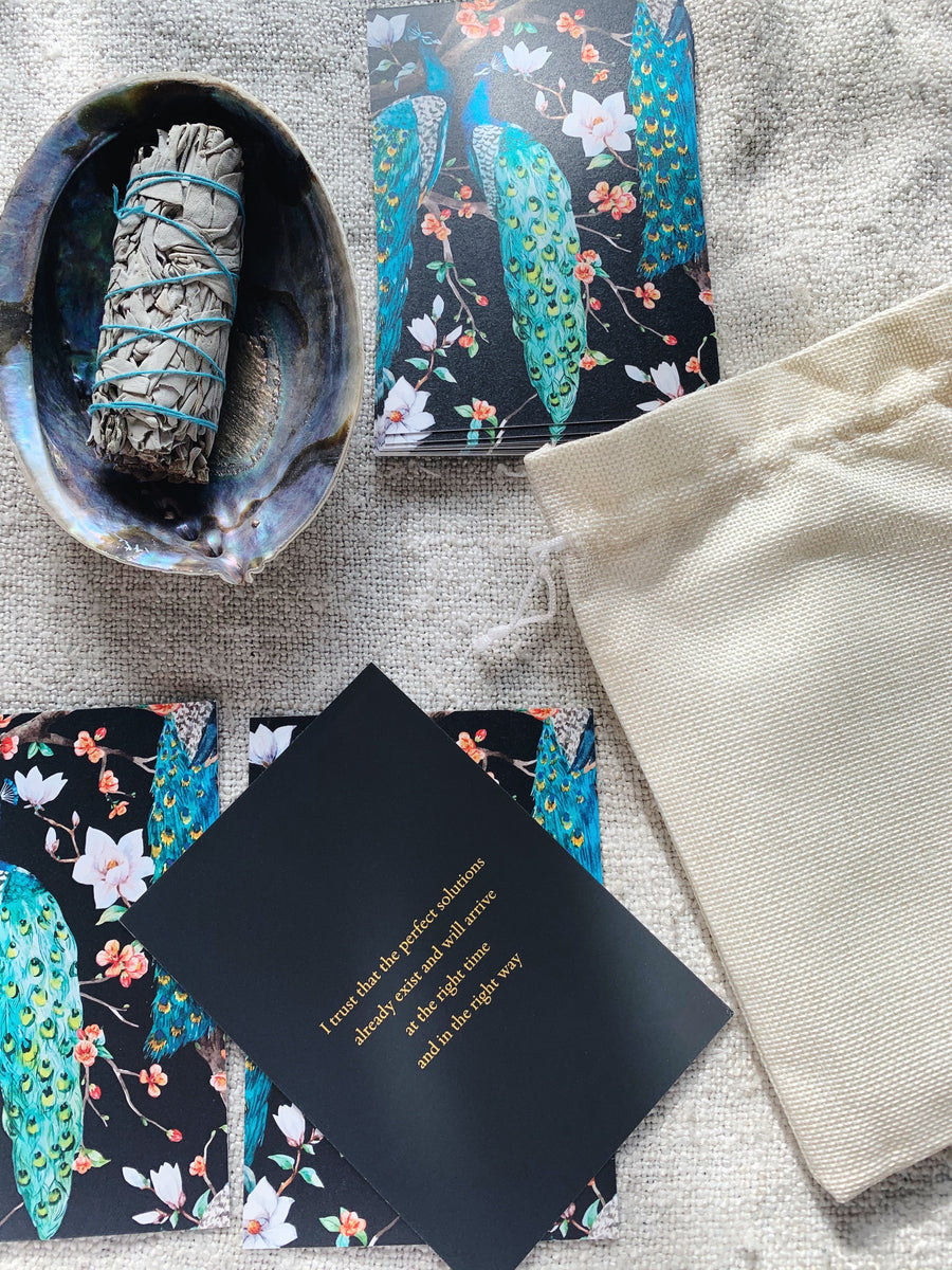 SOUL NECTAR AFFIRMATION CARD DECK – Blue Orchid Collection | Raw ...